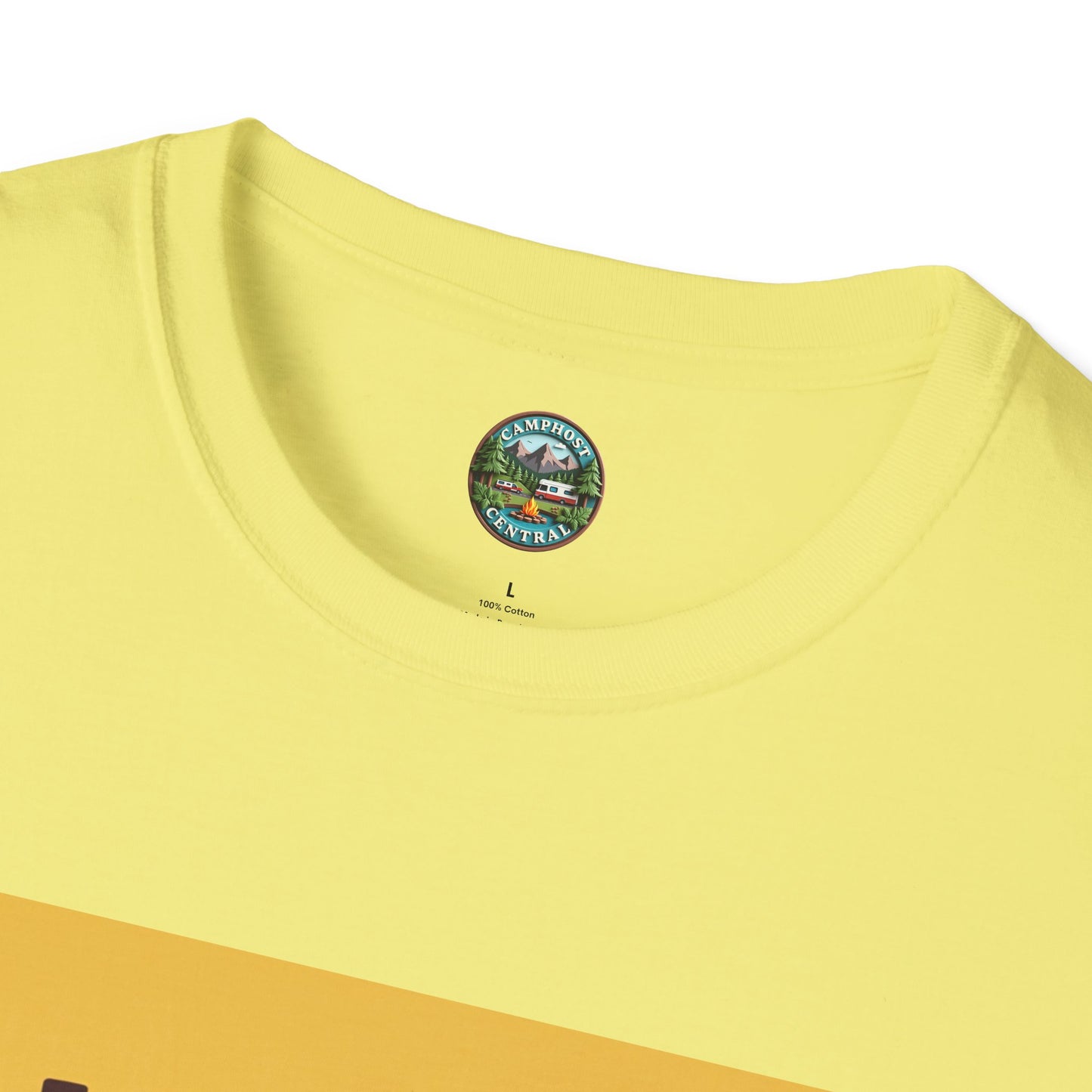 Happy Camper Crew Unisex T-Shirt | Camping Tee, Outdoor Adventure Shirt, Gift for Travelers, Summer Vibes Apparel, Nature Lover
