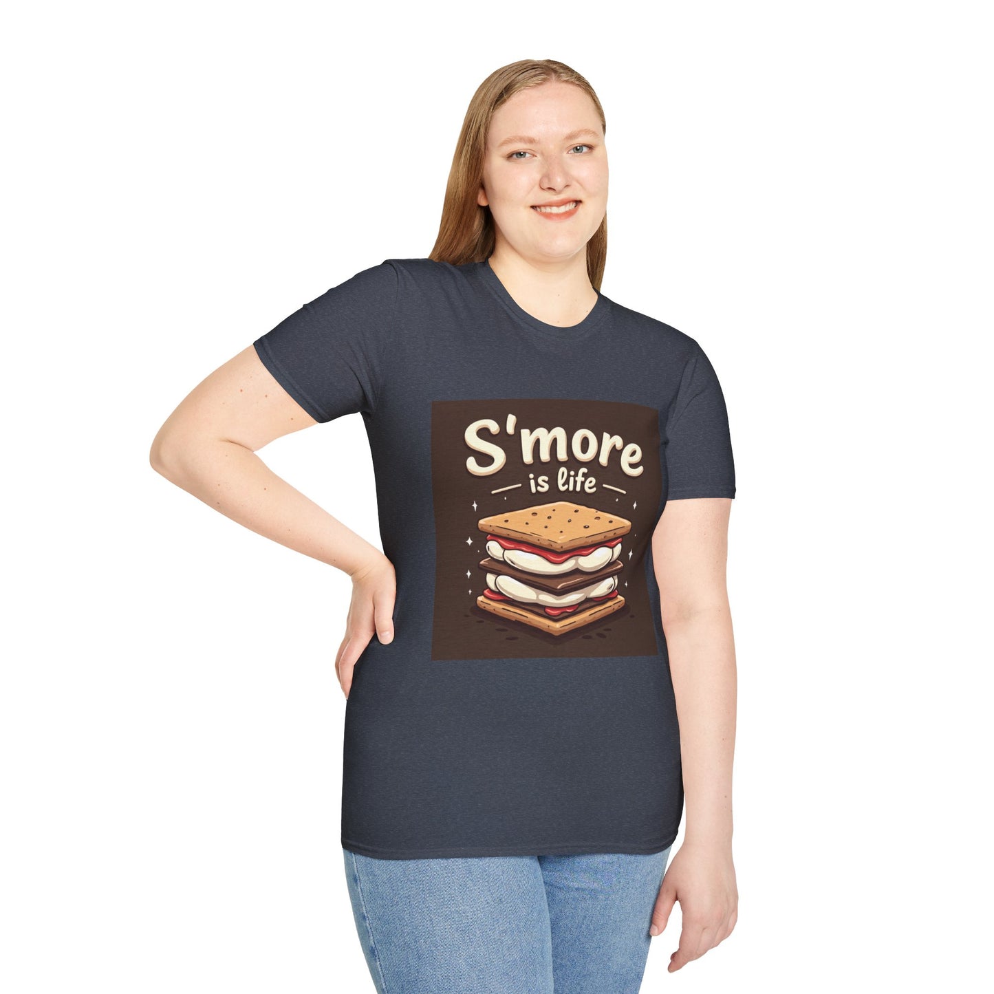 S'mores Life Unisex T-Shirt, Cute Campfire Shirt, Summer BBQ Tee, Gift for Foodies, S'more Lovers Apparel