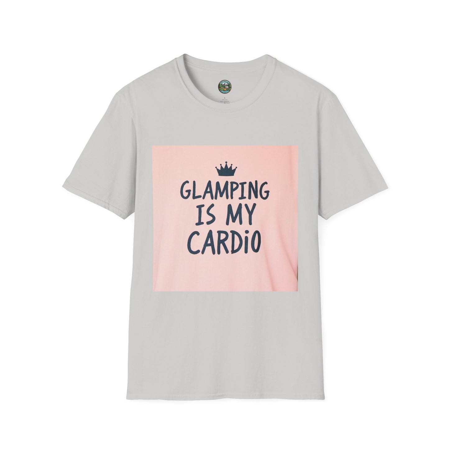 Glamping Is My Cardio Unisex Softstyle T-Shirt - Perfect for Campers, Outdoor Lovers, Gift for Nature Enthusiasts, Adventure Apparel, [...]