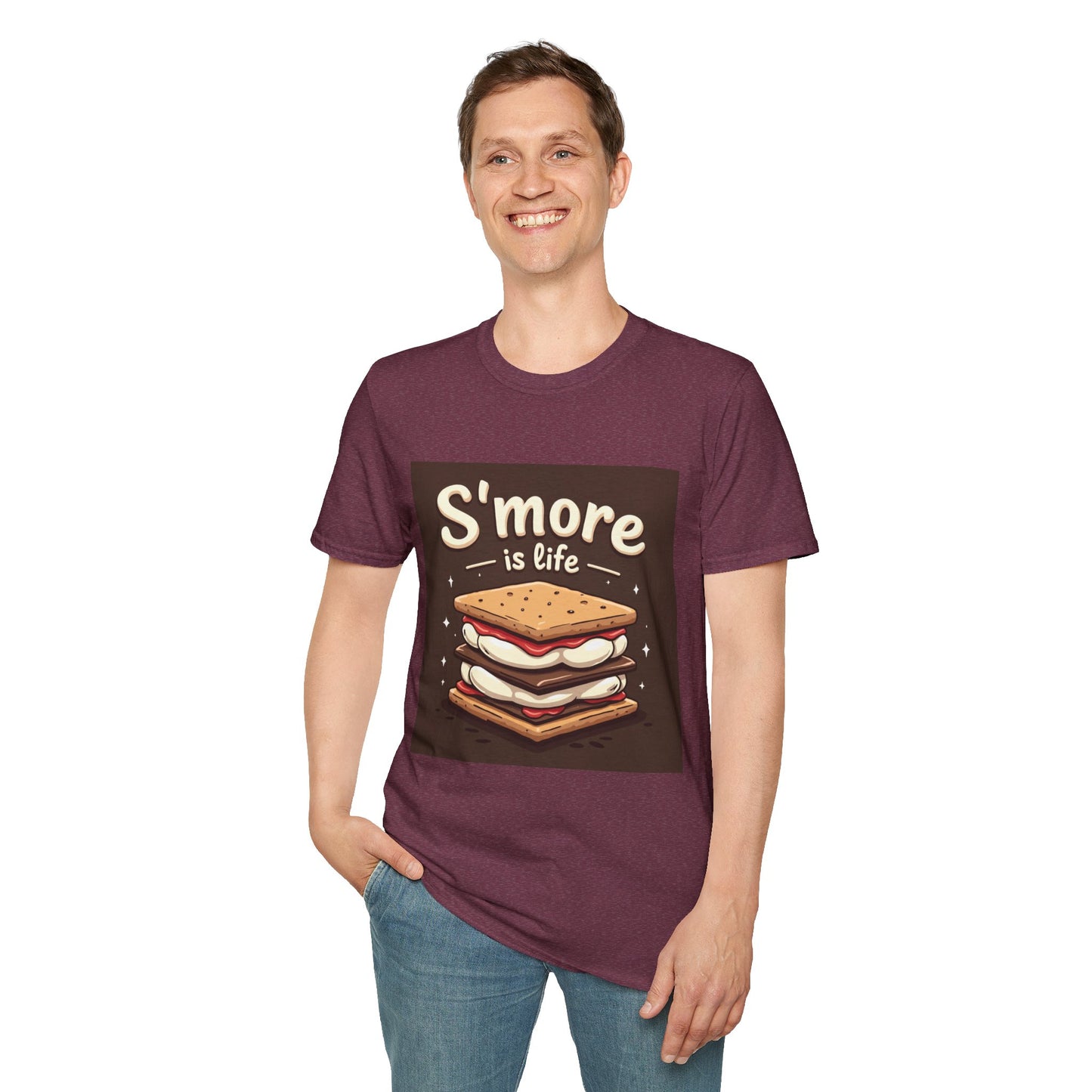S'mores Life Unisex T-Shirt, Cute Campfire Shirt, Summer BBQ Tee, Gift for Foodies, S'more Lovers Apparel