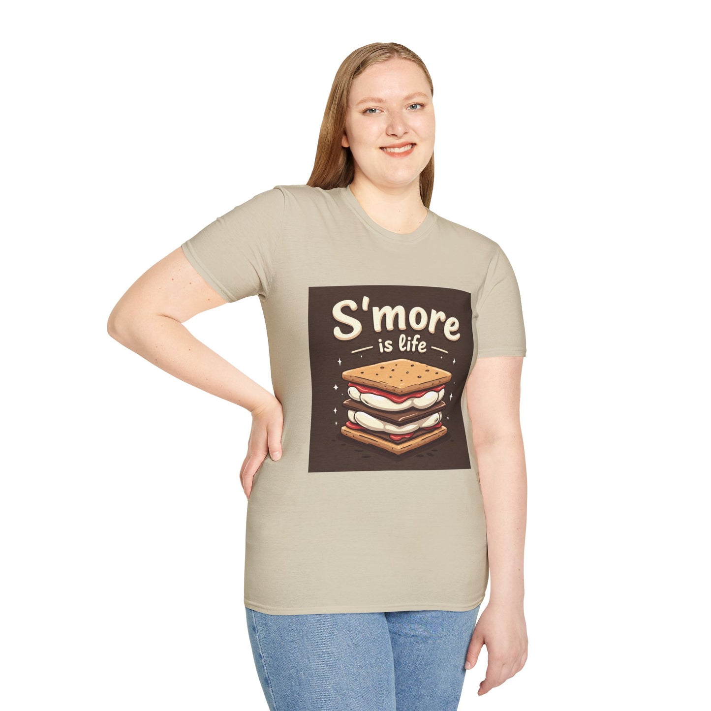 S'mores Life Unisex T-Shirt, Cute Campfire Shirt, Summer BBQ Tee, Gift for Foodies, S'more Lovers Apparel