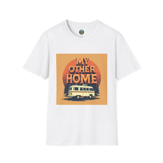 My Other Home T-Shirt | Cozy Camping Tee, Unisex Travel Shirt, Retro Van Style, Gift for Adventurers, Nature Lover Apparel