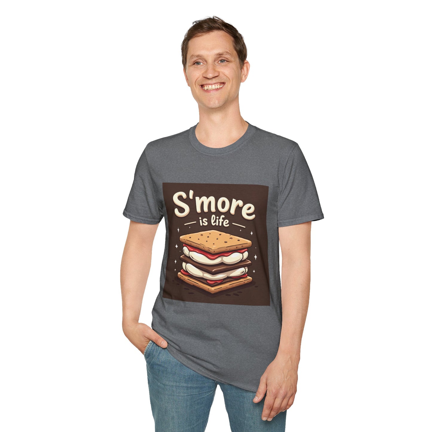 S'mores Life Unisex T-Shirt, Cute Campfire Shirt, Summer BBQ Tee, Gift for Foodies, S'more Lovers Apparel