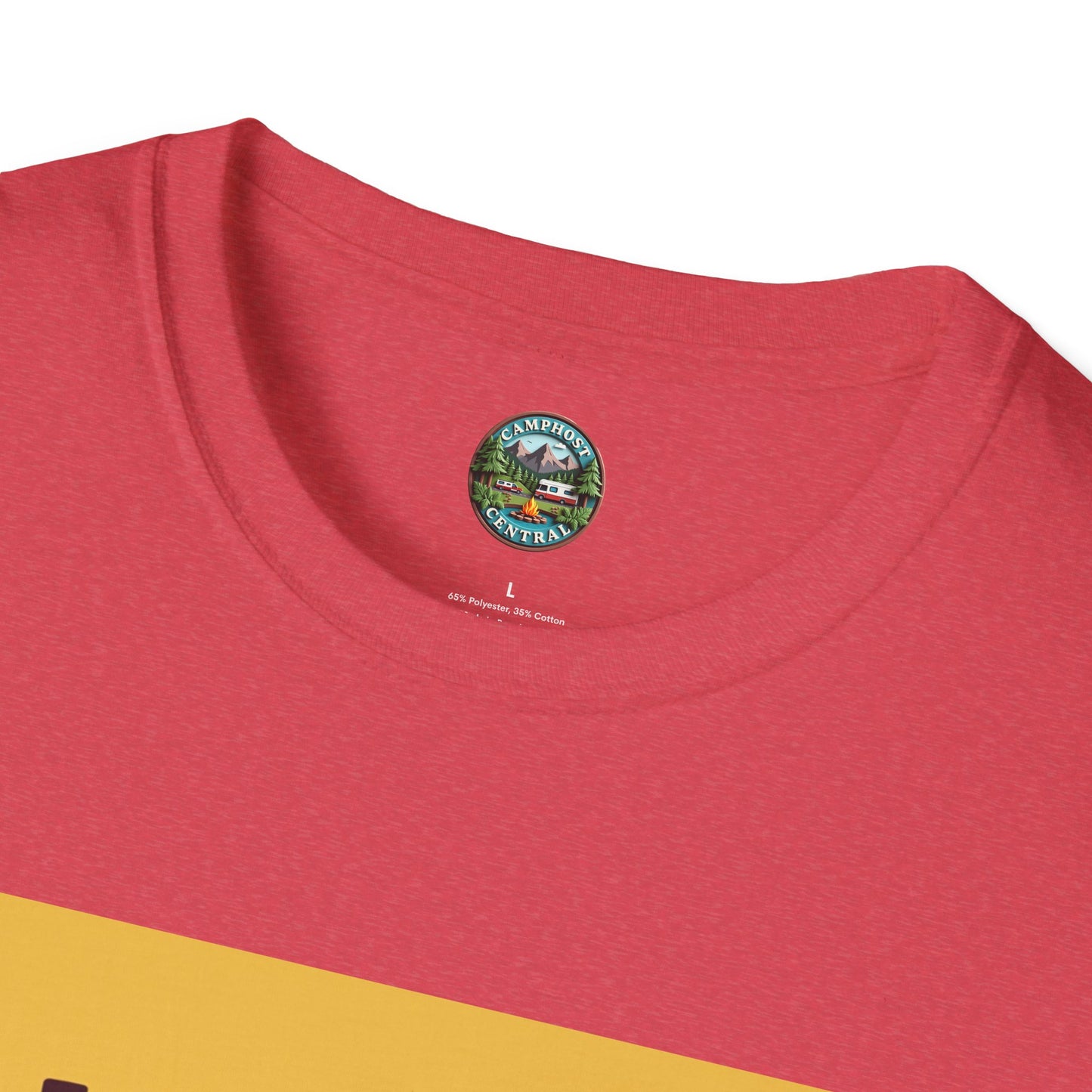 Happy Camper Crew Unisex T-Shirt | Camping Tee, Outdoor Adventure Shirt, Gift for Travelers, Summer Vibes Apparel, Nature Lover