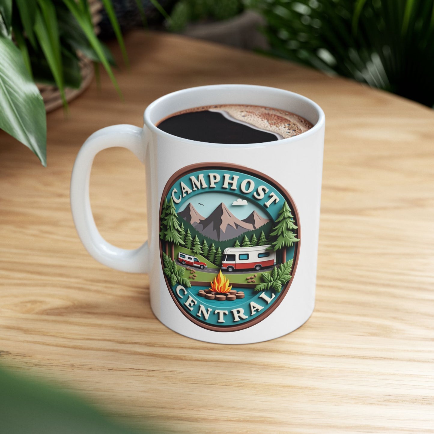 Camp Ground Ceramic Mug - Perfect for Outdoor Enthusiasts