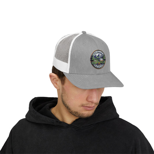 Nature-Inspired Snapback Trucker Cap | Outdoor Hat | Hiking Gear | Summer Accessory | Gift for Nature Lovers