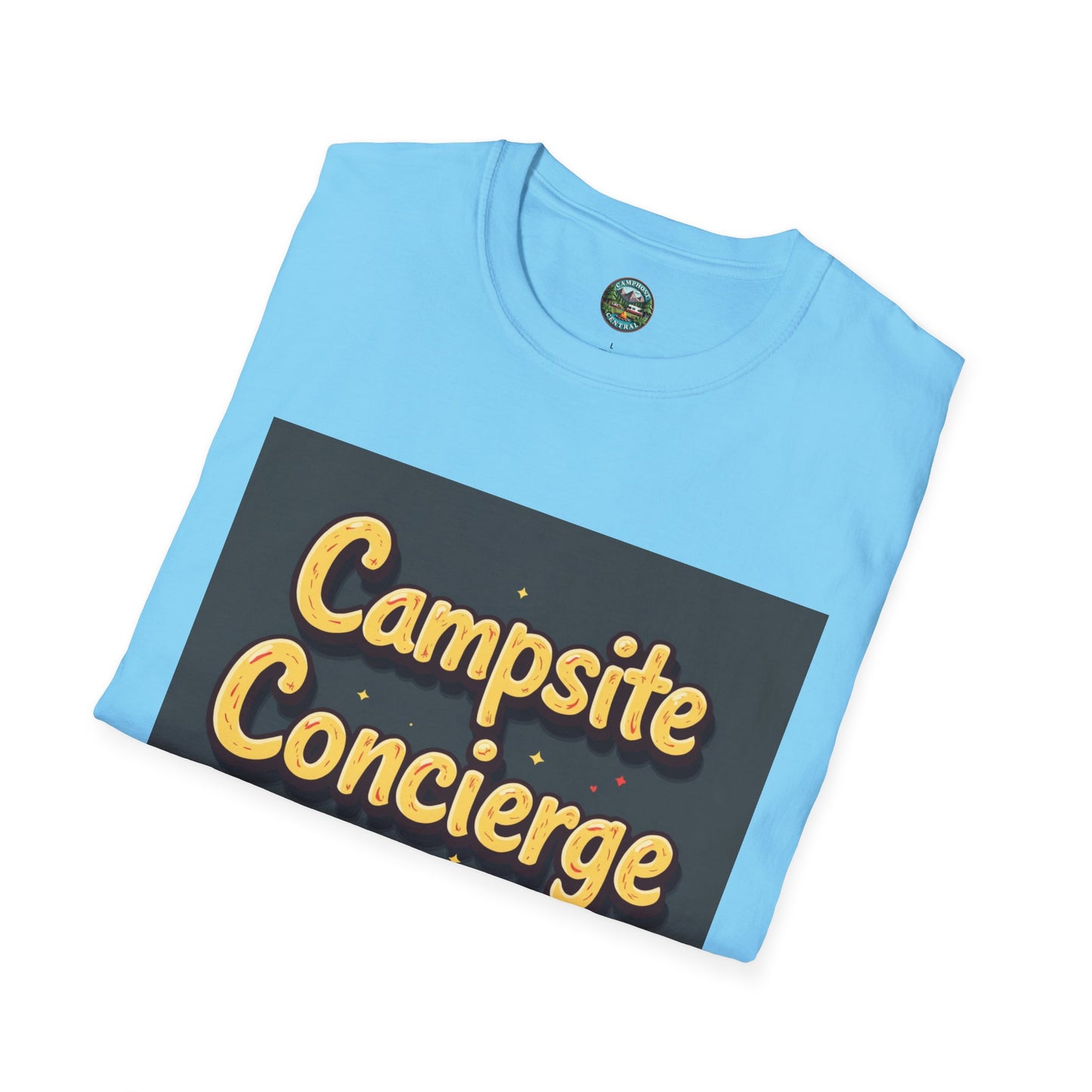 Campsite Concierge T-Shirt | Unisex Camping Tee, Adventure Shirt, Outdoor Fun Apparel, Gift for Campers, Summer Vacation Wear