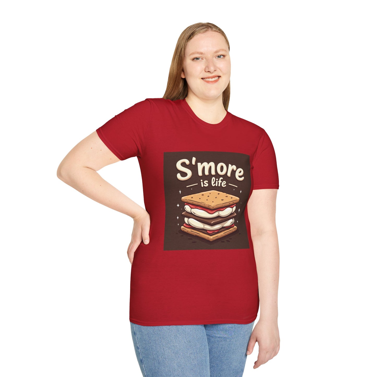 S'mores Life Unisex T-Shirt, Cute Campfire Shirt, Summer BBQ Tee, Gift for Foodies, S'more Lovers Apparel