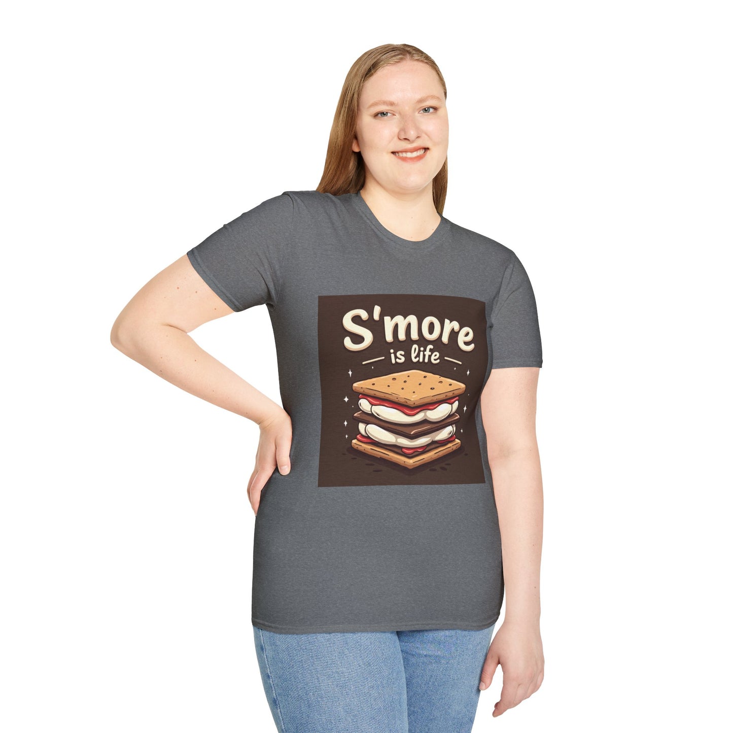 S'mores Life Unisex T-Shirt, Cute Campfire Shirt, Summer BBQ Tee, Gift for Foodies, S'more Lovers Apparel