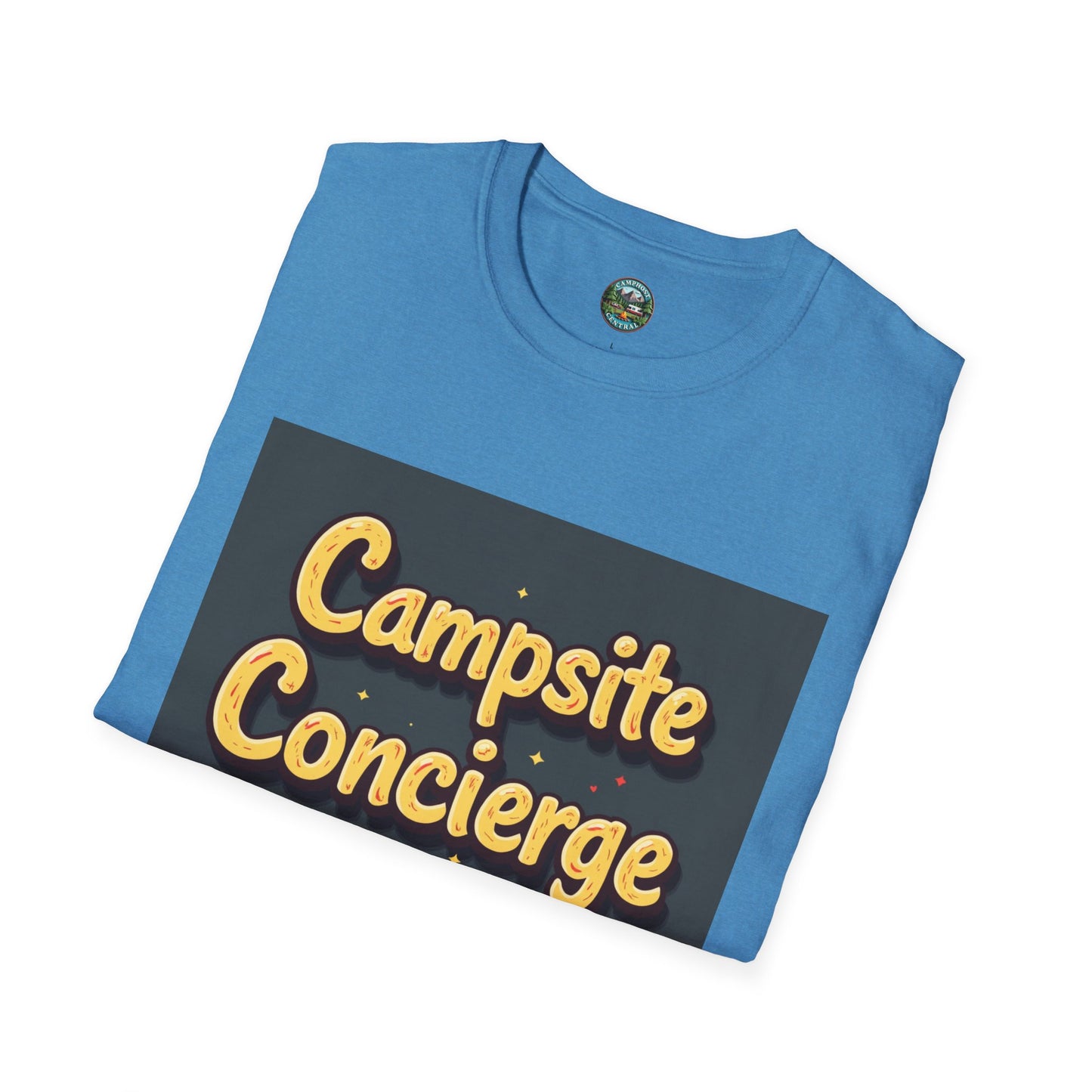 Campsite Concierge T-Shirt | Unisex Camping Tee, Adventure Shirt, Outdoor Fun Apparel, Gift for Campers, Summer Vacation Wear