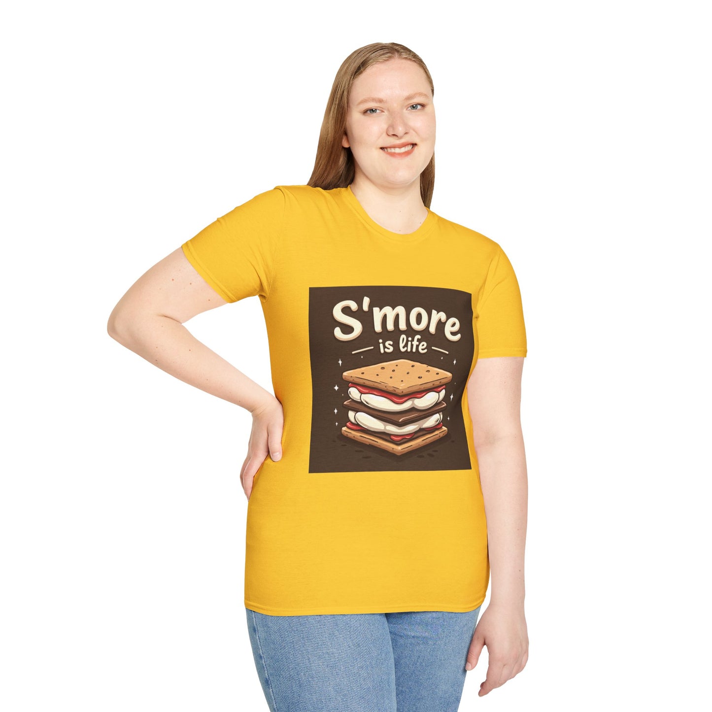 S'mores Life Unisex T-Shirt, Cute Campfire Shirt, Summer BBQ Tee, Gift for Foodies, S'more Lovers Apparel
