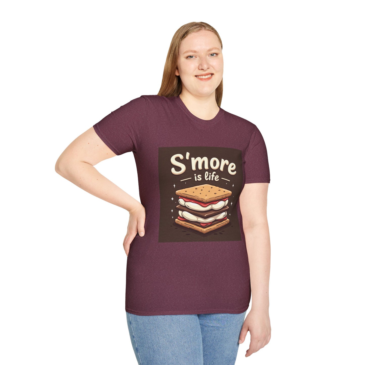 S'mores Life Unisex T-Shirt, Cute Campfire Shirt, Summer BBQ Tee, Gift for Foodies, S'more Lovers Apparel