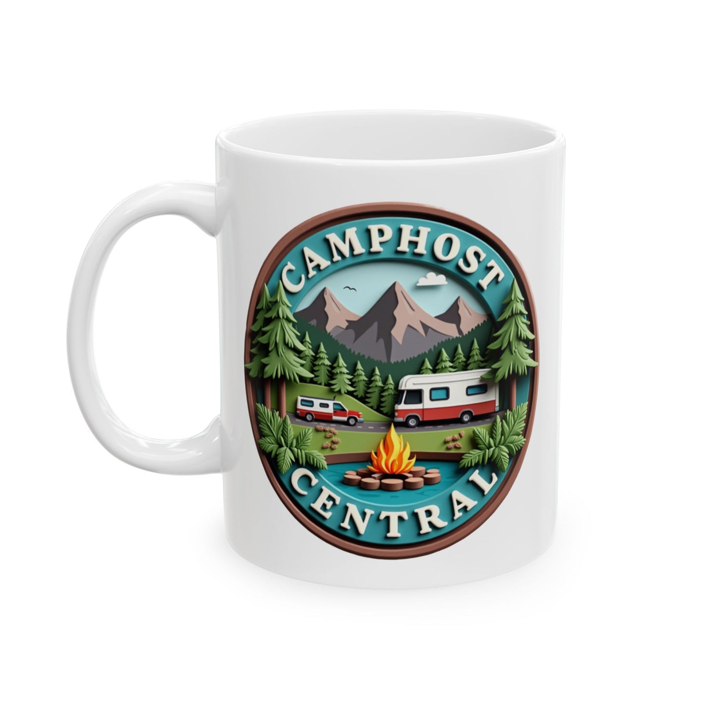 Camp Ground Ceramic Mug - Perfect for Outdoor Enthusiasts
