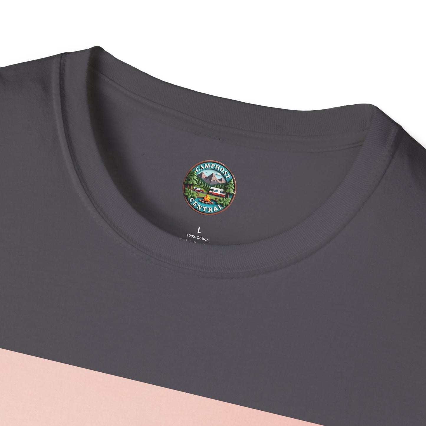 Glamping Is My Cardio Unisex Softstyle T-Shirt - Perfect for Campers, Outdoor Lovers, Gift for Nature Enthusiasts, Adventure Apparel, [...]