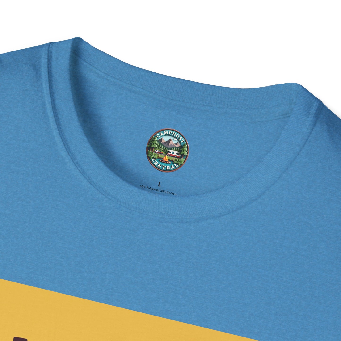 Happy Camper Crew Unisex T-Shirt | Camping Tee, Outdoor Adventure Shirt, Gift for Travelers, Summer Vibes Apparel, Nature Lover