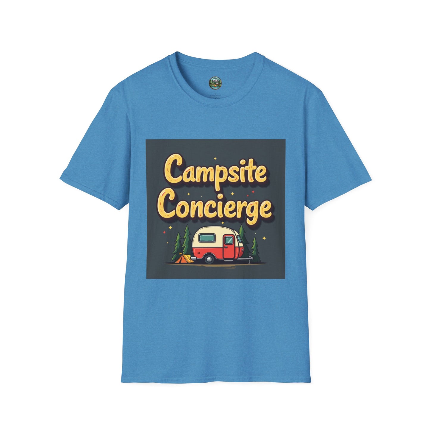 Campsite Concierge T-Shirt | Unisex Camping Tee, Adventure Shirt, Outdoor Fun Apparel, Gift for Campers, Summer Vacation Wear