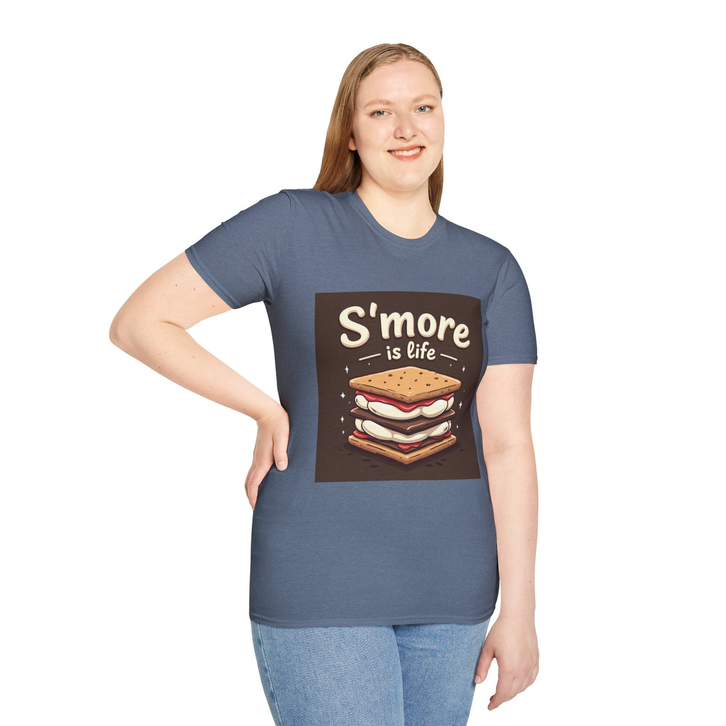 S'mores Life Unisex T-Shirt, Cute Campfire Shirt, Summer BBQ Tee, Gift for Foodies, S'more Lovers Apparel