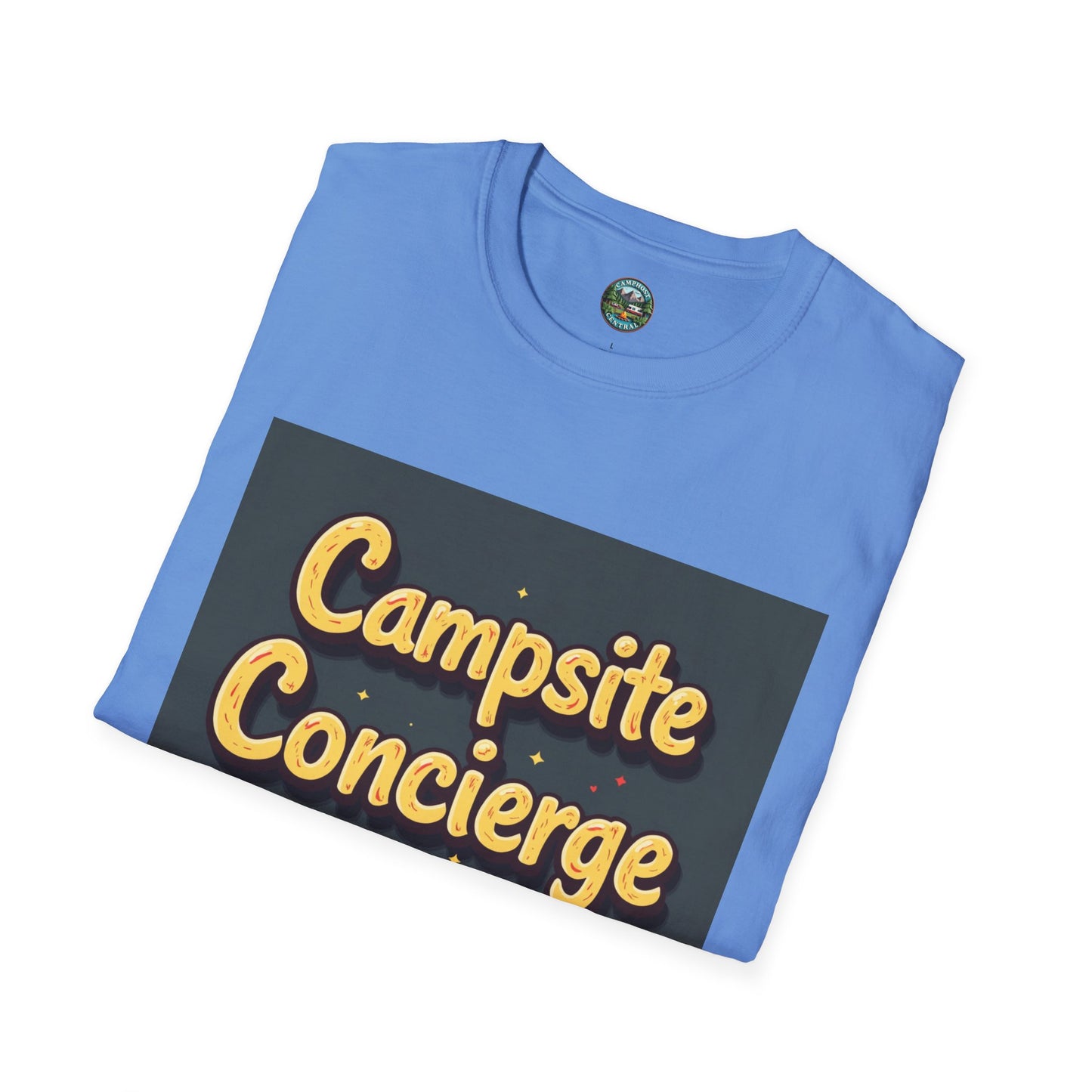 Campsite Concierge T-Shirt | Unisex Camping Tee, Adventure Shirt, Outdoor Fun Apparel, Gift for Campers, Summer Vacation Wear
