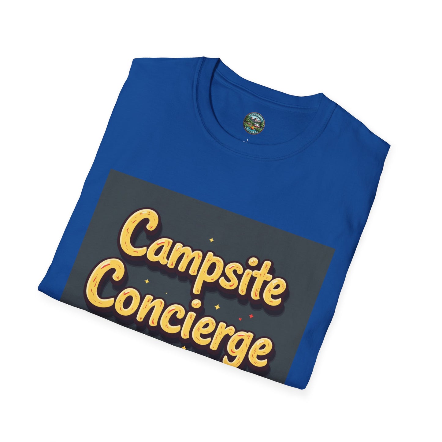 Campsite Concierge T-Shirt | Unisex Camping Tee, Adventure Shirt, Outdoor Fun Apparel, Gift for Campers, Summer Vacation Wear