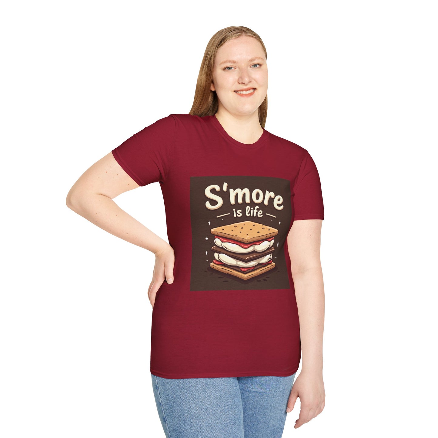 S'mores Life Unisex T-Shirt, Cute Campfire Shirt, Summer BBQ Tee, Gift for Foodies, S'more Lovers Apparel